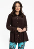 Blouse boxpleats DOLCE - brown