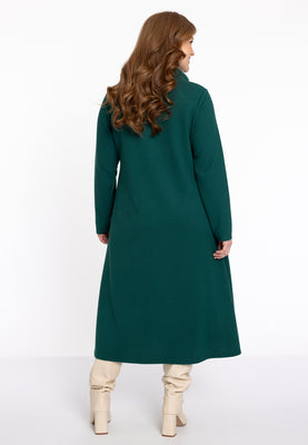 Dress high neck TYRA - dark green - #3