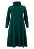 Dress high neck TYRA - dark green - #4