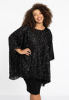 Poncho PAILLET - black 