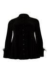 Blouse A-line Feather DOLCE - black - #4