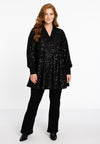 Tunic wide bottom paillet - Black
