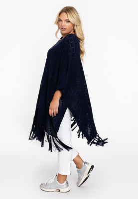 Poncho KNIT - blue - #5