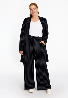 Trousers loose fit DOLCE PINSTRIPE - blue - #4