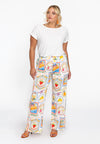 Trousers TROPICANA - ecru