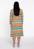 Dress ajour SUNSET - orange  - #3