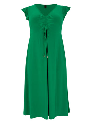 Dress cap sleeve DOLCE - green  - #4