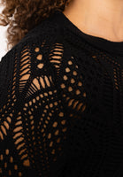 Top crochet LOUNGE - black  - #4