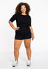 Tee short sleeves rib LOUNGE - black  - #4