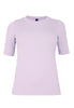 Tee short sleeves rib LOUNGE - light purple - #4