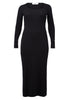 Dress long sleeves rib LOUNGE - black  - #5