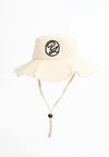 Bucket Hat Logo - ecru