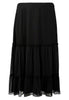 Skirt long mousse HANNELORE - black - #3