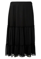 Skirt long mousse HANNELORE - black - #3