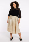 Skirt plisse HANNELORE - gold