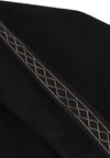 Coat with embellishments