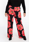 Trousers PETALS - red
