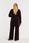 Blazer VELVET - dark red - #3