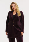 Blazer VELVET - dark red