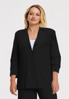 Blazer pleated sleeve DOLCE - black 