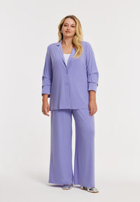 Blazer pleated sleeve DOLCE - light purple - #5