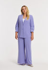 Blazer pleated sleeve DOLCE - light purple