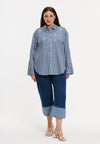 Blouse blue stripe - Indigo