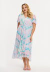 Dress frills HIDEAWAY - turquoise