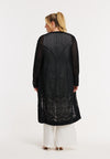 Cardigan Ajour - black 