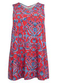 Singlet swing SHELLSCAPE - light red - #3