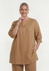 Tunic LINEN - light brown