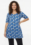 Tunic Wide Bottom PORCELAINE - blue