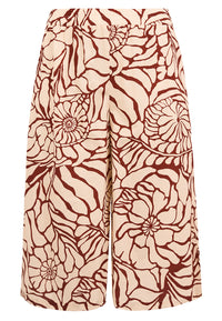 Skort midi BLOOMPOPPY - dark red - #5