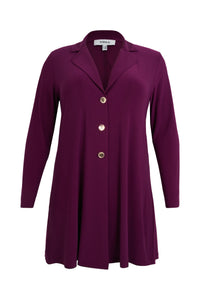 Blazer A-line UNI DOLCE - purple - #4