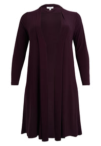 Cardigan long UNI DOLCE - dark purple - #3