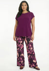 Top UNI DOLCE - purple 
