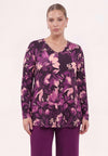 Tunic flare ciclamy - purple