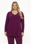Tunic flare UNI DOLCE - purple 