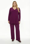 Tunic flare UNI DOLCE - purple 