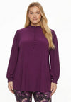 Tunic flare UNI DOLCE - purple 