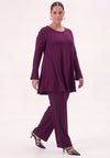 Tunic wide bottom eco vero - purple