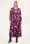 Dress midi CICLAMY - purple