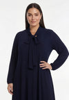Dress UNI DOLCE PLISSÉ - blue