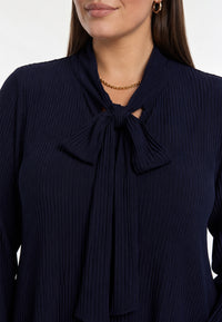 Dress UNI DOLCE PLISSÉ - blue - #3