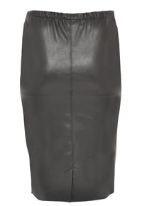 Skirt fake leather - black - #2
