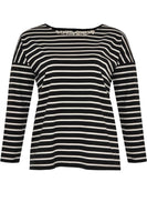 Shirt wide stones BRETON - black  - #4