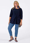 Shirt knotted DOLCE - blue