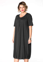 Dress pleated COCO - black  - #1