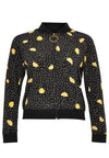 Jacket zip LEMON - black - #4