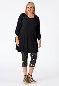 Shirt wide bot puckered DOLCE - black - #2
